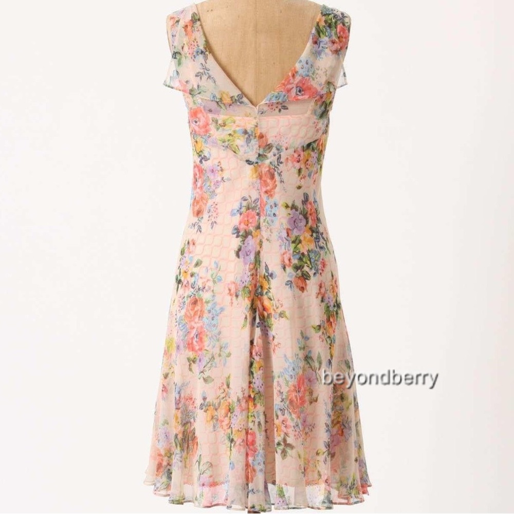 Anthropologie Savannah Silk floral print Dress by Meadow Rue - Picture 12 of 12